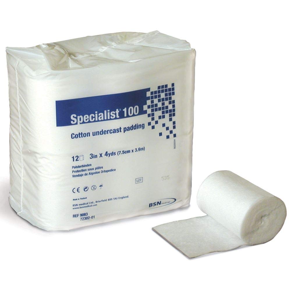 Photo 1 of BSN 9043 3 in. x 4 yard 100 Percentage Cotton Specialist Cast Padding, 12 Rolls per Bag