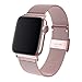 ENANYN Watch Band Compatible with Apple Watch Band 38mm 40mm 42mm 44mm Stainless Steel Replacement Band for Watch Series 1/2/3/4 (Rose Gold, 38mm/40mm)