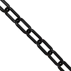Stockroom Plus Plastic Chain - 100 ft, Black