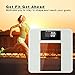 FRK Digital Body Weight Bathroom Scale, High Accuracy with Tempered Glass Platform, Smart Step-on Technology, Batteries Included