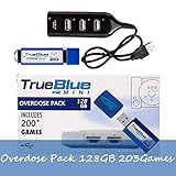 FenglinTech True Blue Mini Overdose Pack for Playstation Classic - 128G - 203 Games