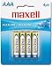MAXELL 723841 AAA Battery 4-pk primary