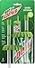 Jokari 2 Count Mtn Dew Modern Logo Sip and Seal Soda Can Straws, Green