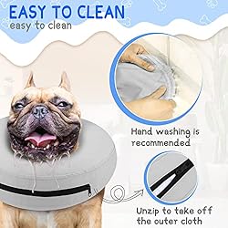 Supet Inflatable Dog Cone Collar Alternative After