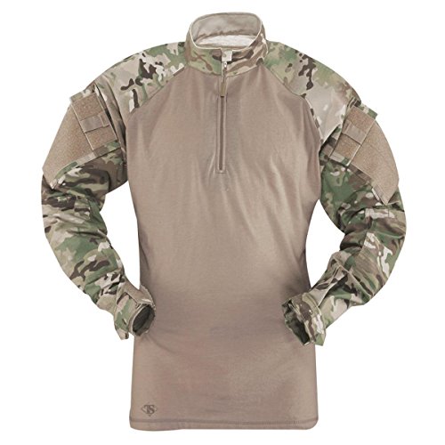 TACTICAL RESPONSE UNIFORM (TRU) 1/4-ZIP COMBAT SHIRT 50/50 Nylon/Cotton Rip-Stop, 2541002