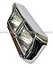 Kenworth Peterbilt Western Star Headlight with Amber LED Bezel - LH & RH