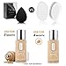 Sunmore 2 Pack Clear Silicone Makeup Sponge,Silicone Sponge Applicator Blender for all Liquid Foundation or Cream Leafe