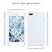 SURPHY Silicone Case Compatible with iPhone 8 Plus Case iPhone 7 Plus Case, Soft Liquid Silicone Rubber Slim Phone Case Cover with Microfiber Lining for iPhone 7 Plus iPhone 8 Plus 5.5 inch (Sky Blue)