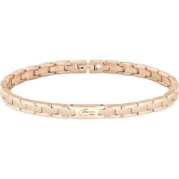 Amazon.com: Lacoste Vigor Bead Chain Bracelet for Men - Stainless