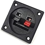 1 Pair, 2-1/4 Inch Square Speaker Box Terminal Cup (B2C)
