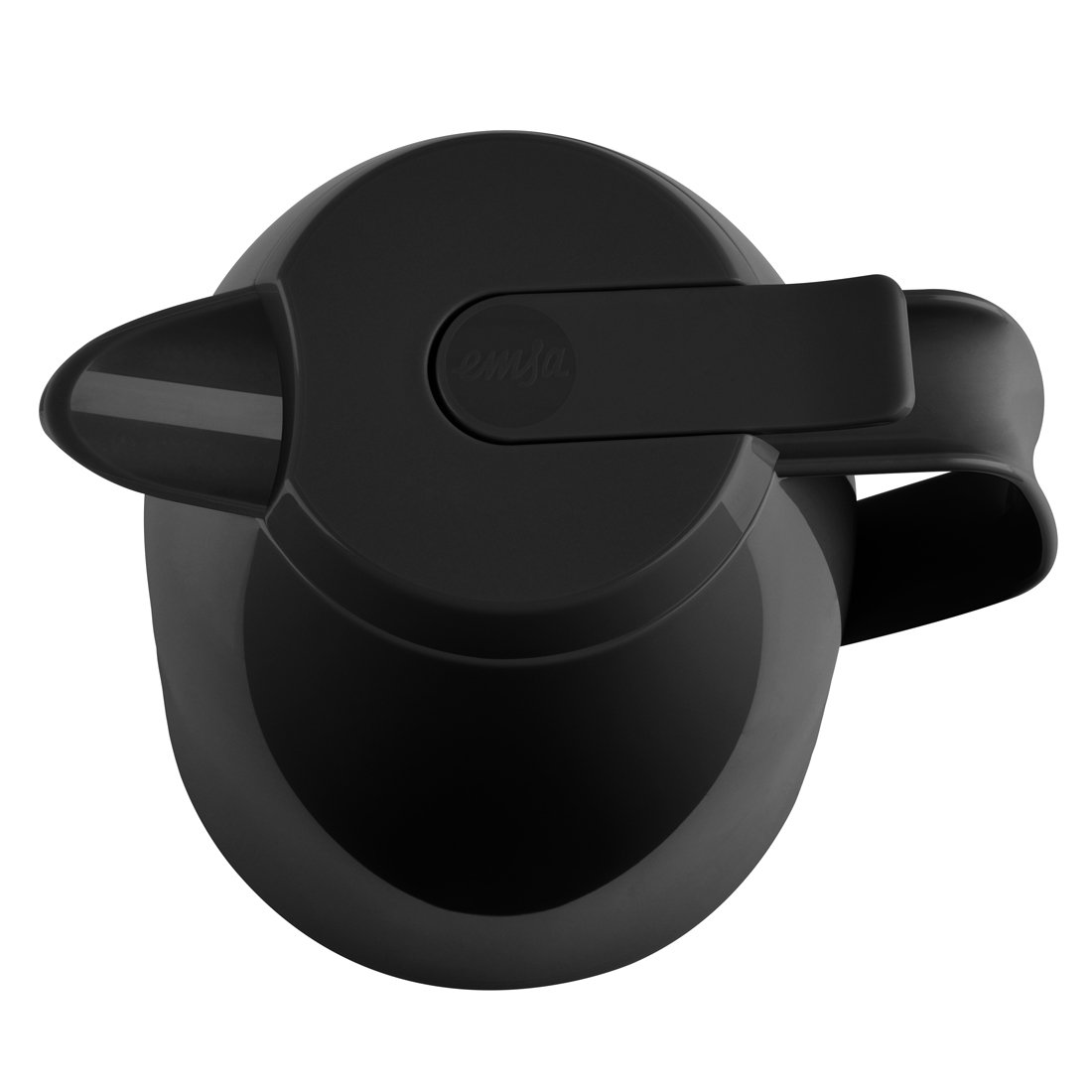 Emsa 517009 Mambo Isolierkanne | 1,5 Liter | Quick Tip Verschluss | 100% dicht | Hält 12 h heiß /24 h kalt | Hochglänzend schwarz 2