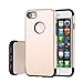iPhone 7 Case, Moonmini Shockproof Slim Fit Dual Layer Armor Protective Shock Absorbing Hybrid Defender Cover for iPhone 7 Gold