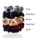 Ondder 5 Pack Large Hair Scrunchies for Hair Ponytail Holder Bobbles Elastic Colorful Scrunchy Hair Bands Ties Hair Scrunchies for Women, Solid Color Cintas Para el Pelo de Mujer
