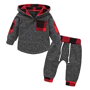 Peuter baby jongen meisje hoodie outfits met lange mouwen hooded sweatshirt tops + broek 2 stuks set