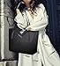 Tote Handbags,COOFIT Fashion Purses and Handbags for Women PU Leather Purse Tote Bag Black