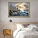 Standie 2 Pack Diamond Painting 5D Full Diamond Embroidery Rhinestone Cross Stitch Arts DIY Decorating Wall Stickers ( Seaside Scenery 45 x 35cm & Moonlight 40 x 30cm ) by