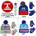 PJ Masks Toddler Boy's Assorted Characters Beanie Hat and Mittens Cold Weather Set Accessory, grey/blue, Age 2-4