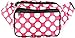 SoJourner Fanny Pack Waist Bag - Festival Packs for men, women | Cute Bum Bag Fashion Belt Bags (Pink)