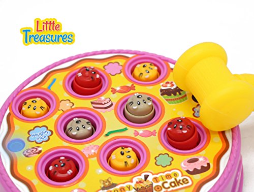 Birthday Cake Arcade Game - Hammer Pounding toy for Kids Fun Playtime