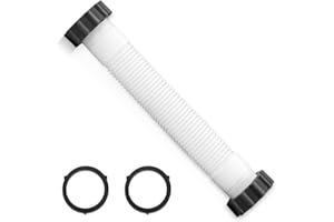 SAWLUV 11763 Pool Sand Filter Pump Hose with Gaskets, Compatible with In tex Sand Filter Pumps & Saltwater Systems, 14 Inch Connection Pool Pump Hose for 26371CA, 26371EH, 28647EG, Replace 11388