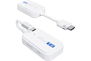 KCEVE USB C to HDMI Transmitter and Receiver, 30m HDMI Extender for Watch Movies, and Live TV in 1080p HD, from laptops, PCs to HDTV projectors