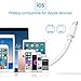 Quntis Lightning Cable Certificated 3 Pack 6ft iPhone Cord Compatible with iPhone 11 X 8 Plus 7 Plus 6S Plus 6 Plus 5 5S 5C SE Pod Pad Pro and More - Blue