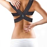 BERLIN & Daughter Posture Corrector - Fully Adjustable Breathable Clavicle Chest Back Support Brace which Improves Posture & Back Pain Relief - Perfect for Women & Girls