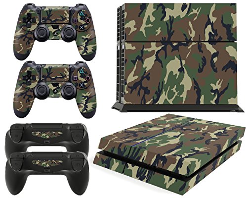 giZmoZ n gadgetZ PS4 Console Camo Skin Decal Vinal Sticker + 2 Controller Skins Set