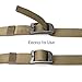 JASGOOD Survival Military Canvas Nylon Belts For Men Tactical Outdoor Belt with Metal Buckle (Suit Pant Size 40