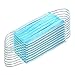 Disposable 3-Ply Face Mask Antiviral Medical Surgical Mask with Earloop Polypropylene Masks for Personal Health - 20 Pieces (Blue)