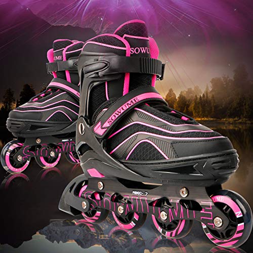 OtwCool Adjustable Inline Skates for Kids and Adults, Outdoor Blades