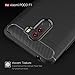 MYLB Xiaomi Pocophone F1 case,with Xiaomi Pocophone F1 Screen Protector. (3 in 1)[Scratch Resistant Anti-Fall] Fashion Soft TPU Shockproof Case with Xiaomi Pocophone F1 Glass Screen Protector (Black)