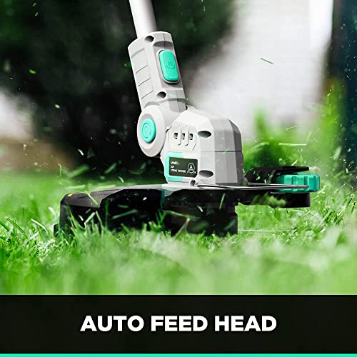 Litheli Cordless String Trimmer 12 Inch, 20V Battery Grass Trimmer