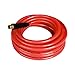 PowRyte Elite 300 PSI Reinforced Polyurethane (PU) Air Hose - 1/4-Inch by 25-Feet, 1/4-Inch MNPT Swivel Brass Ends