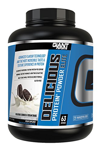 Giant Sports Delicious Elite Powder, Cookies and Creme, 5 Pound