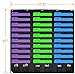 30 Pocket Storage Pocket Chart Hanging Wall File Organizer. Best Pocket Chart for School, Classroom, Home, or Office Mailbox Organizer. Easy Wall Pocket Chart Organizer and Paper Organizer (Black)