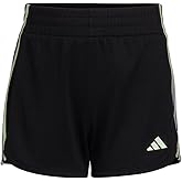 Adidas Girls 3 Stripe Pacer Mesh Short