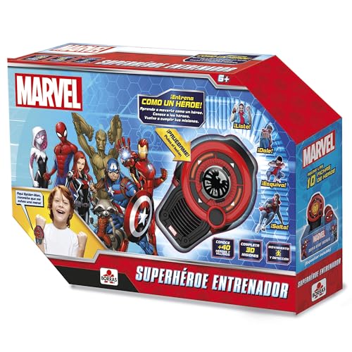 - Super Héroe Entrenador Avengers, Muévete para Cumplir misiones, Salta, Lucha y muévete, Escucha Consejos de los Héroes del Universo Marvel, Dificultad progresiva, A Partir de 5 años (20002)