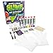 Glow in The Dark Slime kit lab | 32 Piece | All You Need to Make Different Types of Homemade DIY Slime | Do it Yourself Supplies: Foam Beads, Glitter, Glow Powder, Glue, Colors (Glow)