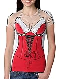 Women's Sexy Mrs. Claus T Shirt Funny Christmas Shirt Santa Tee for Women