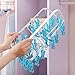 Dry Cloth Hanger, EpochAir Foldable Clip and Drip Laundry Hanger with 28 Strong Pegs, Durable Dry Clothline Hanger Rack, Home use Cloth Hanger -Blue