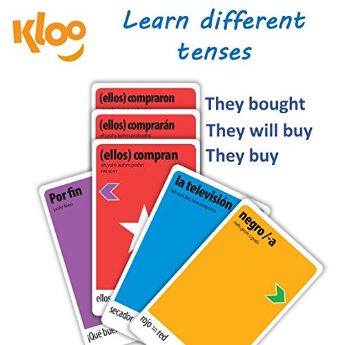 KLOO's Race to Madrid - The Learn to Speak Spanish Language Board Game