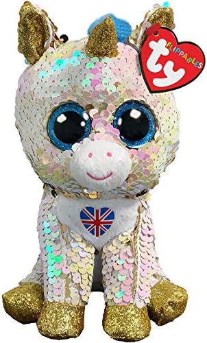Ty Beanie Babies Flippables Royal The Unicorn