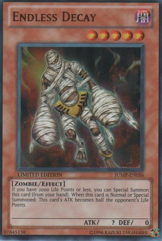 Yu-Gi-Oh! - Endless Decay (JUMP-EN056) - Shonen Jump Magazine Promos - Limited Edition - Ultra Rare