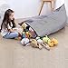 Large Stuffed Animal Storage Bean Bag Chair, Beanbag Cover Stuffed Lounge Chair Sofa for Kids and Adults, Premium Crystal Velvet Extra Soft and Comfortable