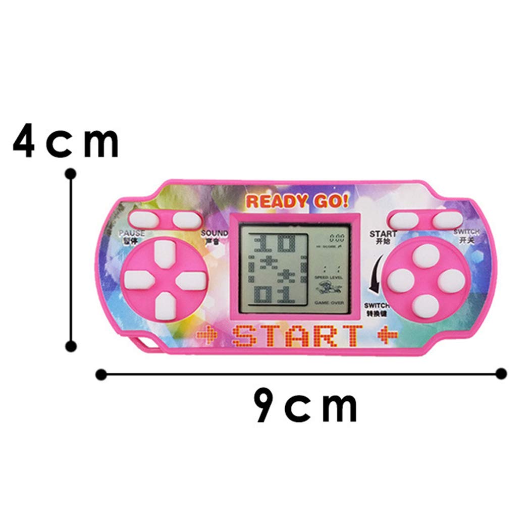 IEnkidu Mini Handheld Game For Tetris Racing Car Puzzle Game Kids Toy