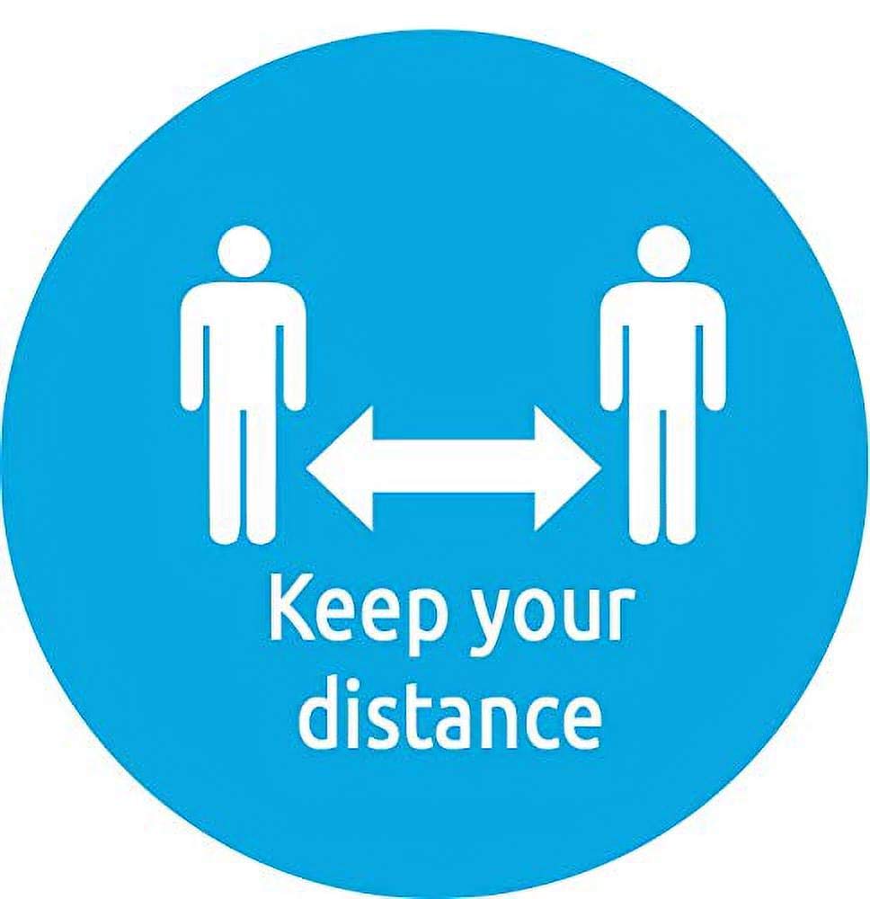 Avery COVID-19 Social Distancing Circle Badges, 12 per sheet, 4 per pack