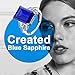 Jewelrypalace Women's 9.64ct Created Blue Sapphire 925 Sterling Silver Ring Size 9