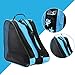 SHENGXIA Ice Roller Skate Bag Skating Shoes Bag Blue