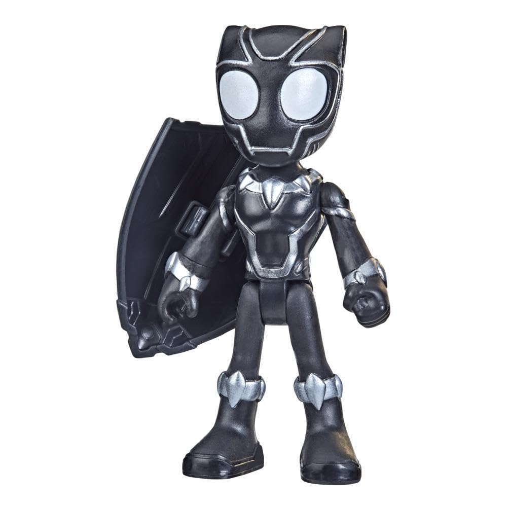 SPIDEY AND HIS AMAZING FRIENDS Marvel Black Panther Hero Figure Toy, Action Figure and 1 Accessory, Children Aged 3 and Up